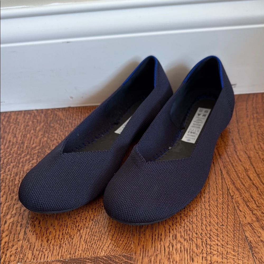 Rothy’s classic navy flats